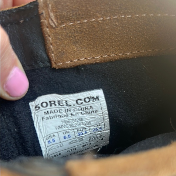 Sorel Brown Leather Ankle Boots - Picture 3 of 5